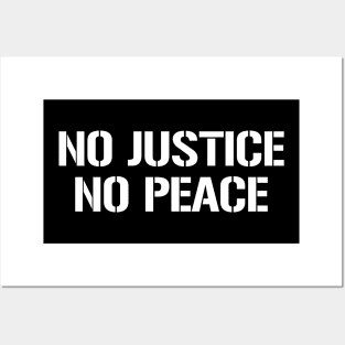 No Justice No Peace Posters and Art